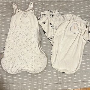 Nasted Bean baby sleep sack set2 size 0-6 m very good condition